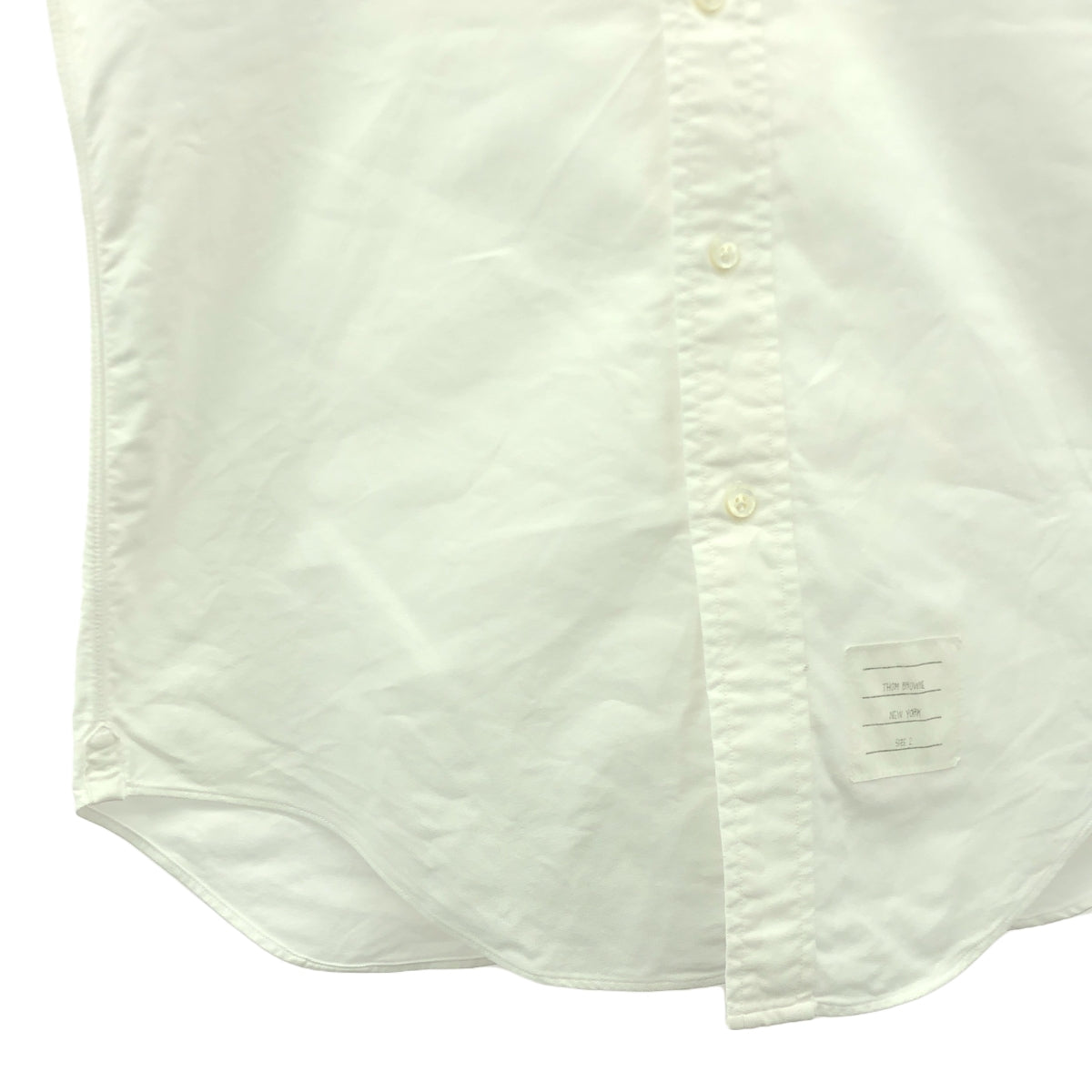 THOM BROWNE | Sleeveless button-down Oxford shirt | 2 | Men's