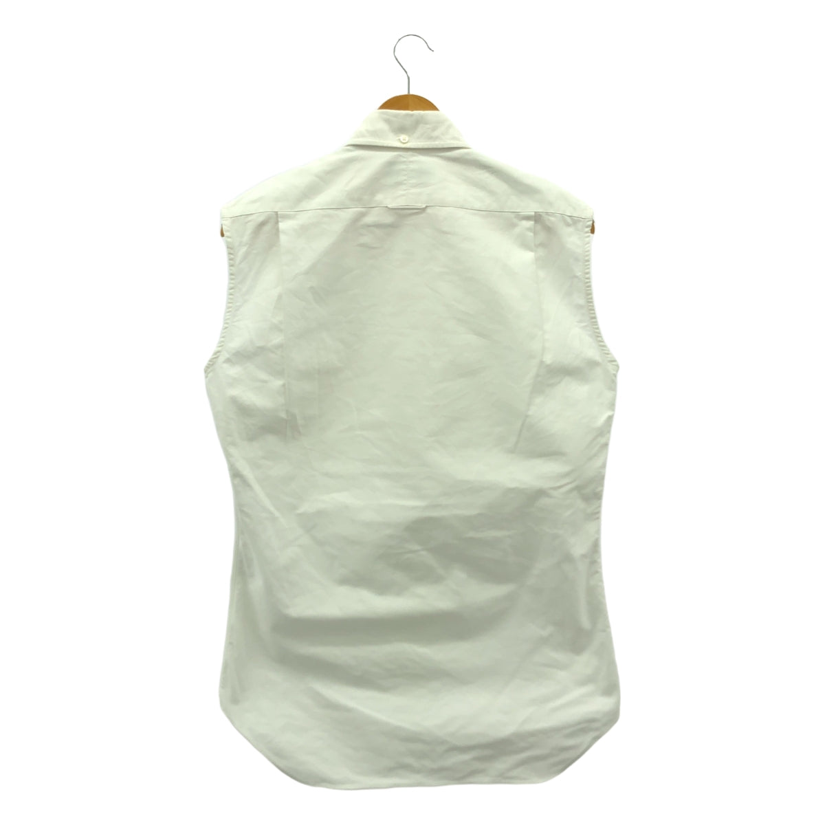 THOM BROWNE | Sleeveless button-down Oxford shirt | 2 | Men's