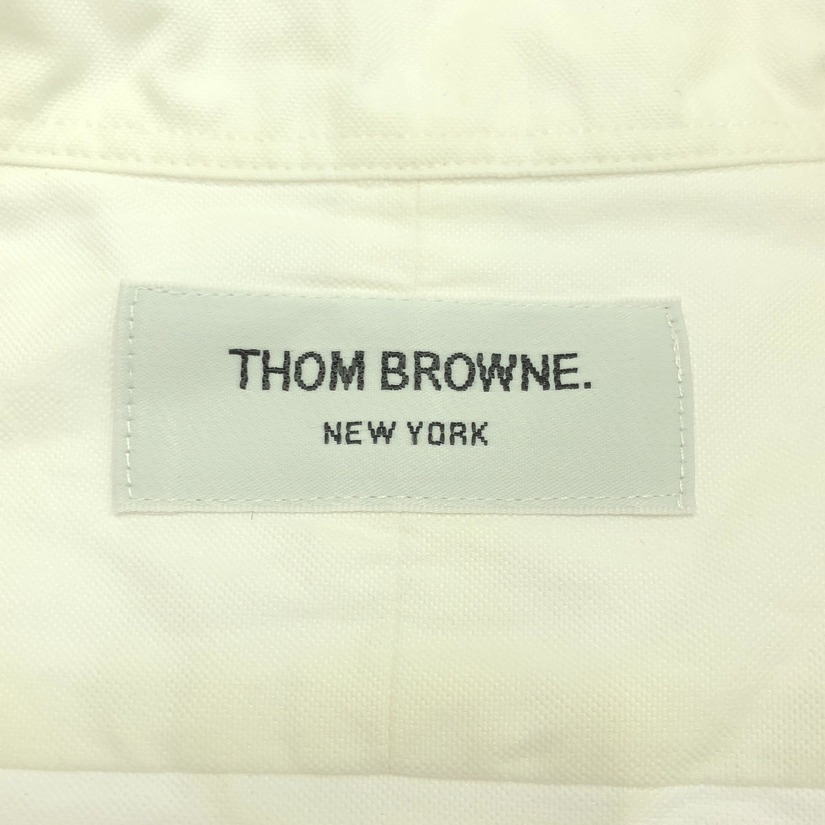 THOM BROWNE | Sleeveless button-down Oxford shirt | 2 | Men's