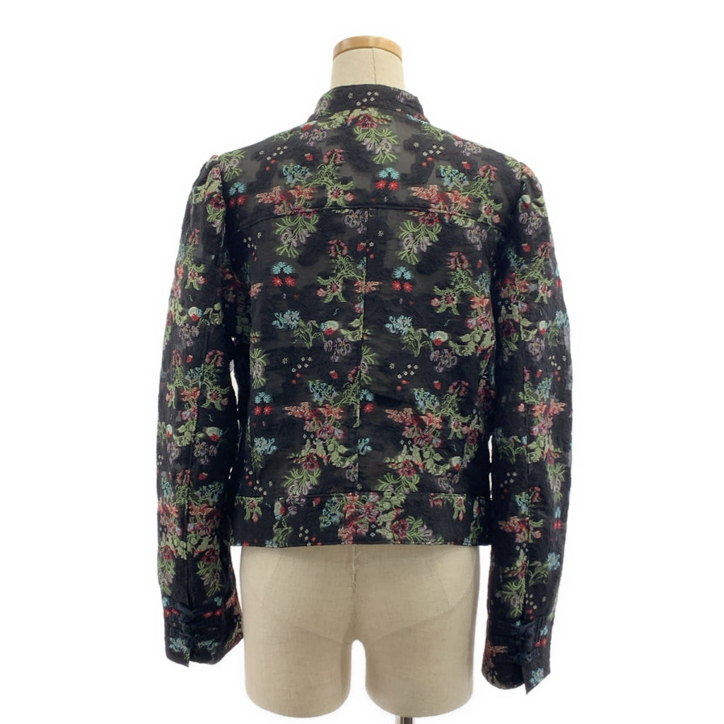 noir kei ninomiya | 2025秋冬系列 | 全印花提花中式外套，全薄紗襯裡 | S尺寸 | 女款