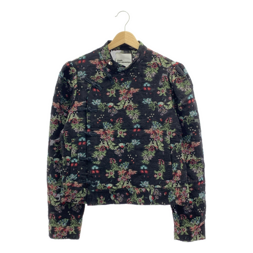 noir kei ninomiya | 2025秋冬系列 | 全印花提花中式外套，全薄紗襯裡 | S尺寸 | 女款