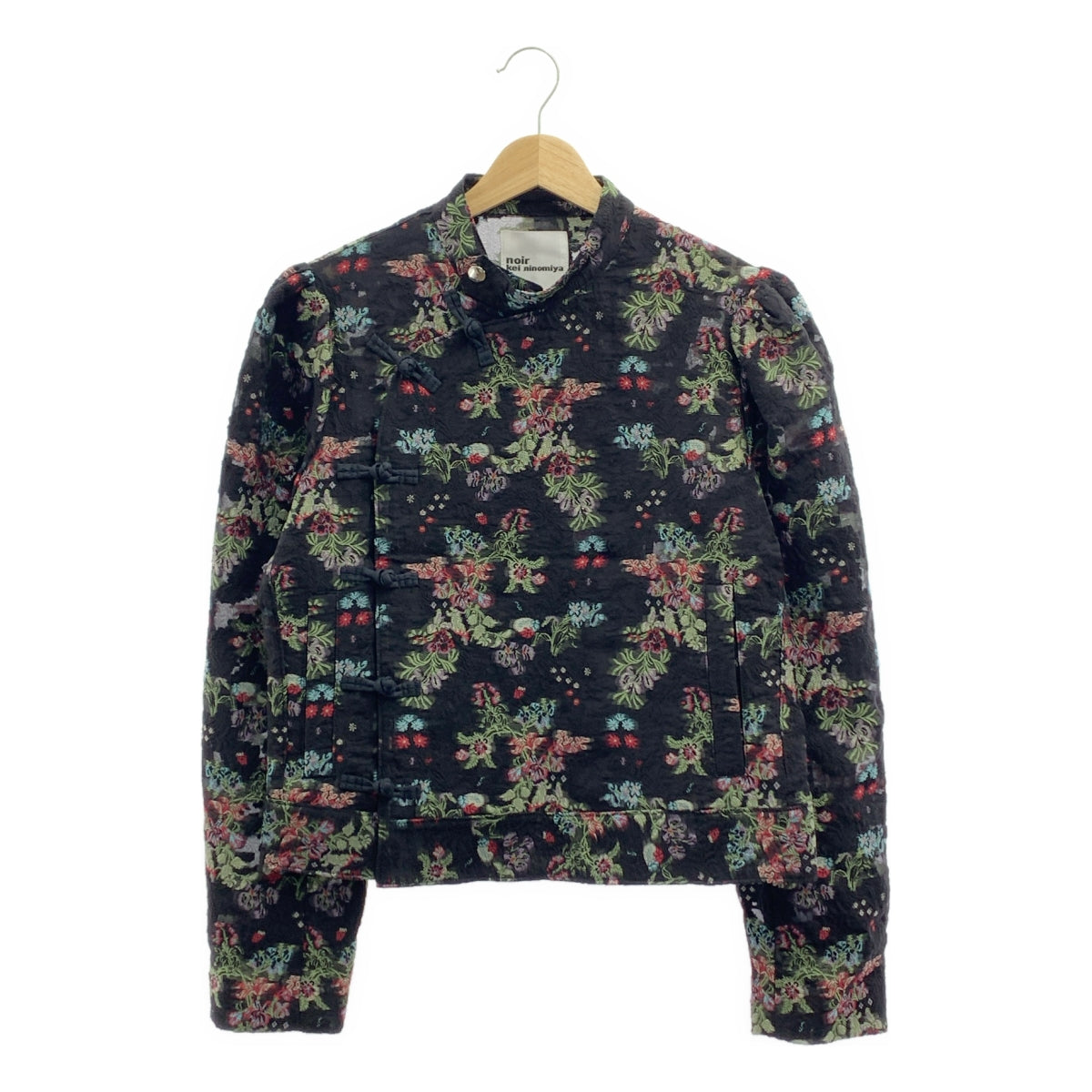 noir kei ninomiya | 2025秋冬系列 | 全印花提花中式外套，全薄紗襯裡 | S尺寸 | 女款