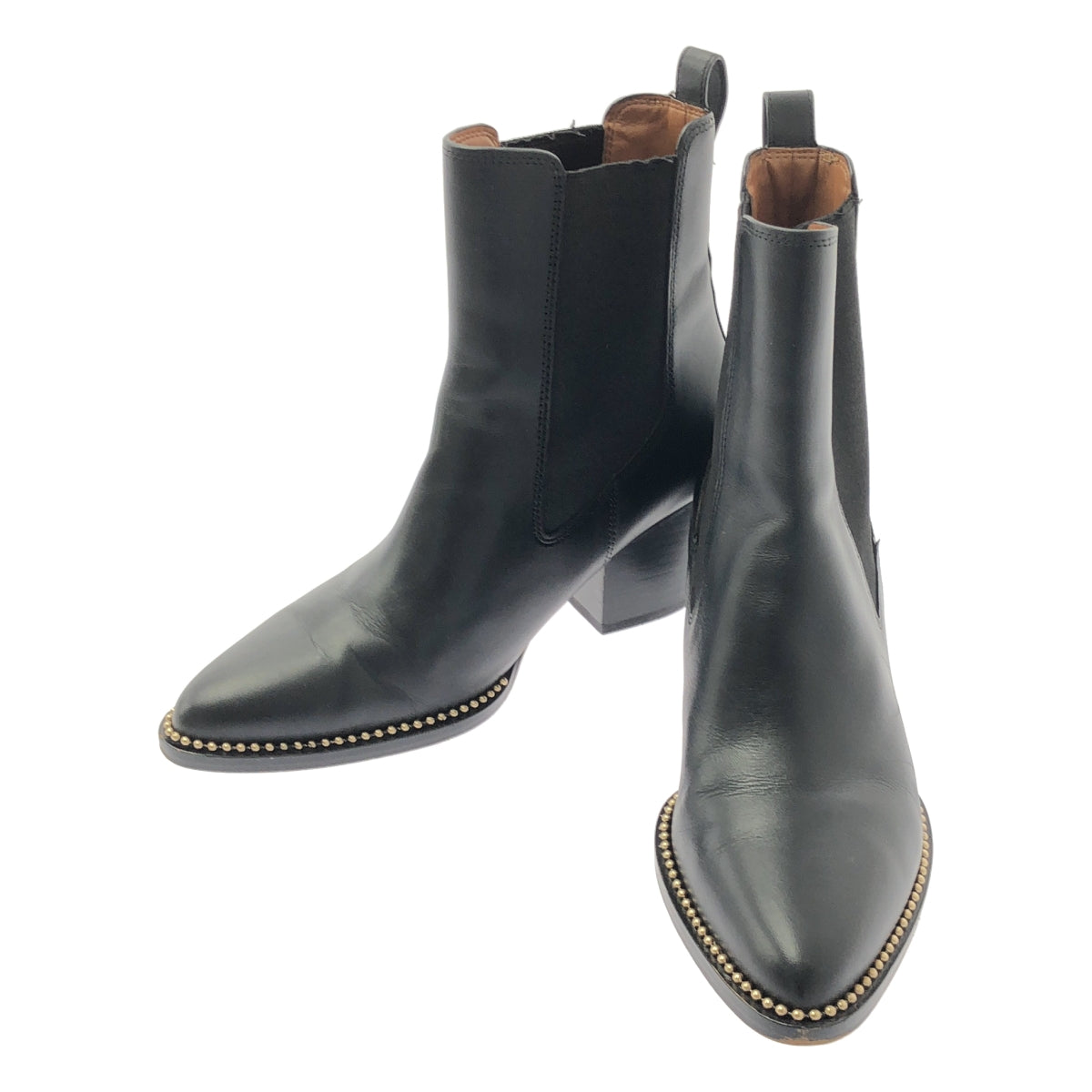 COACH / 코치 | CC786 귀걸이 사이드 고어 부티 짧은 부츠 | 6.5 |