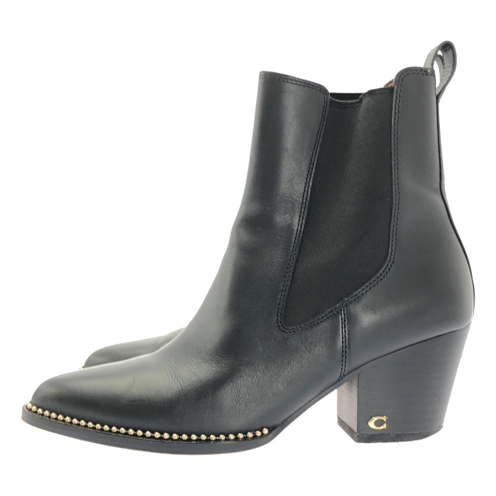 COACH / 코치 | CC786 귀걸이 사이드 고어 부티 짧은 부츠 | 6.5 |