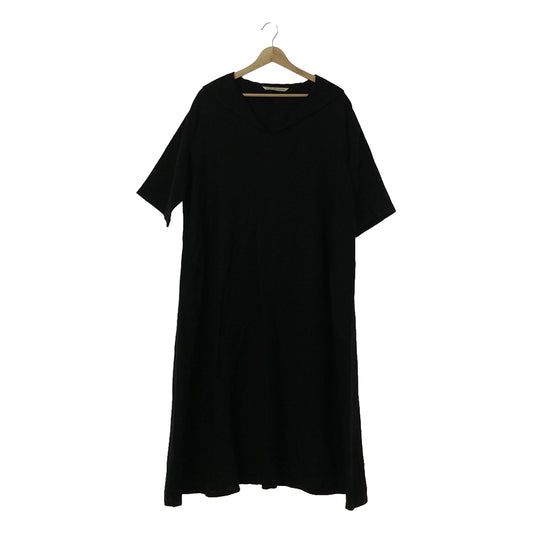 grandma MAMA daughter | Linen sailor collar dress | 0 | Black | Women's