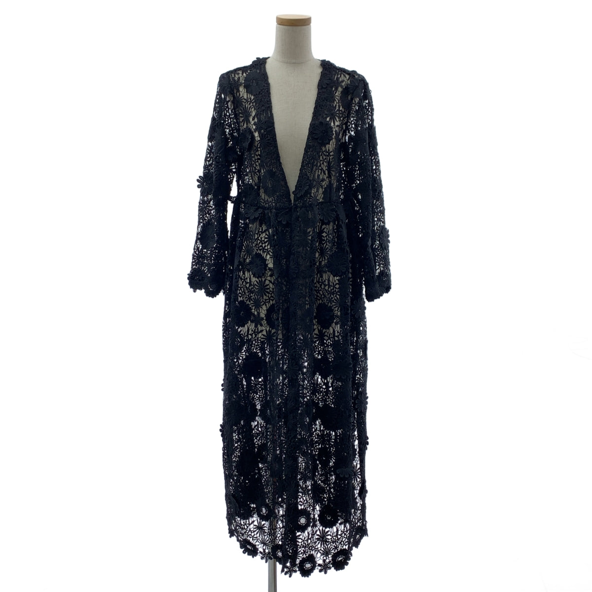 ne Quittez pas / ヌキテパ | 3D LACE LONG GOWN レース ワンピース ガウン |