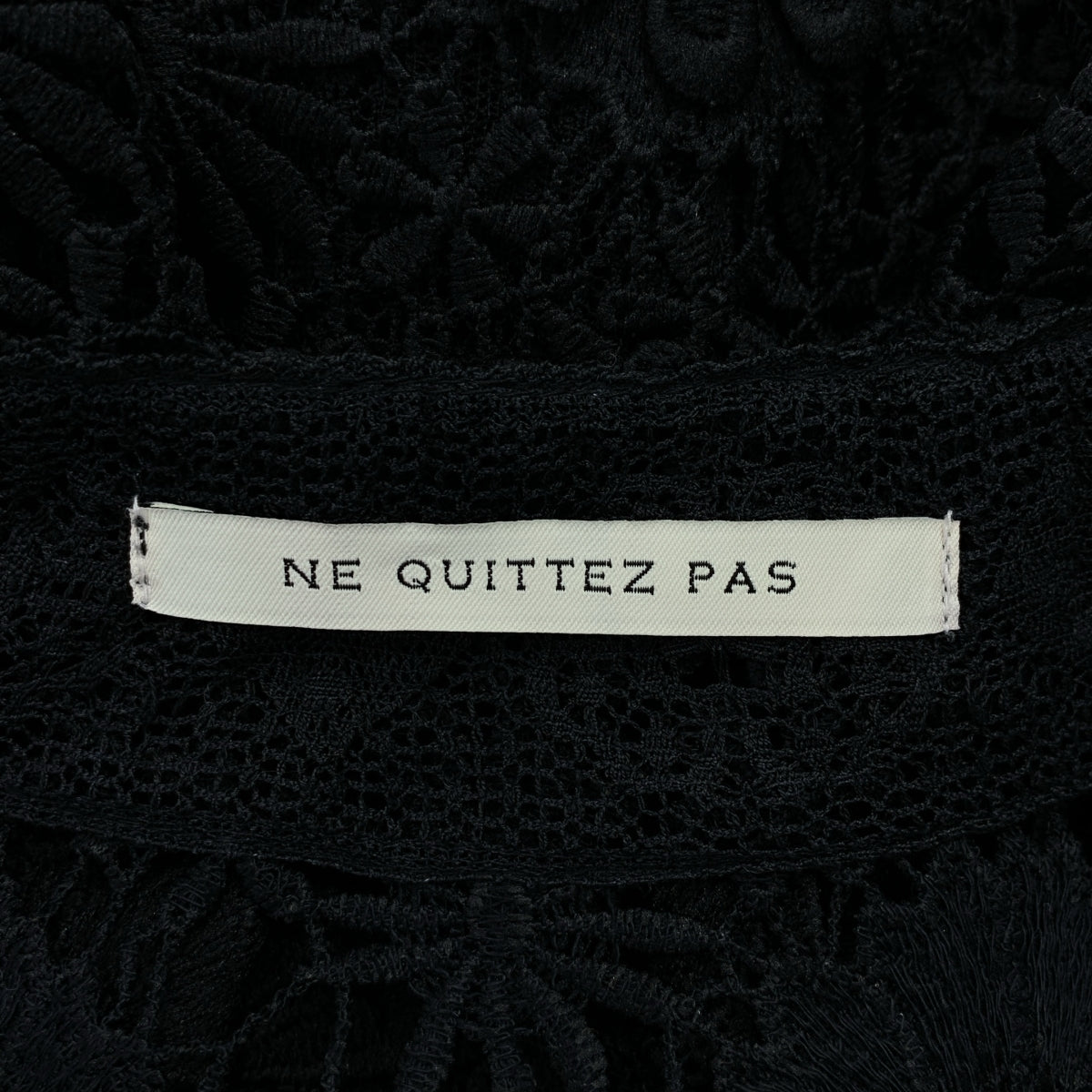 ne Quittez pas / ヌキテパ | 3D LACE LONG GOWN レース ワンピース ガウン |