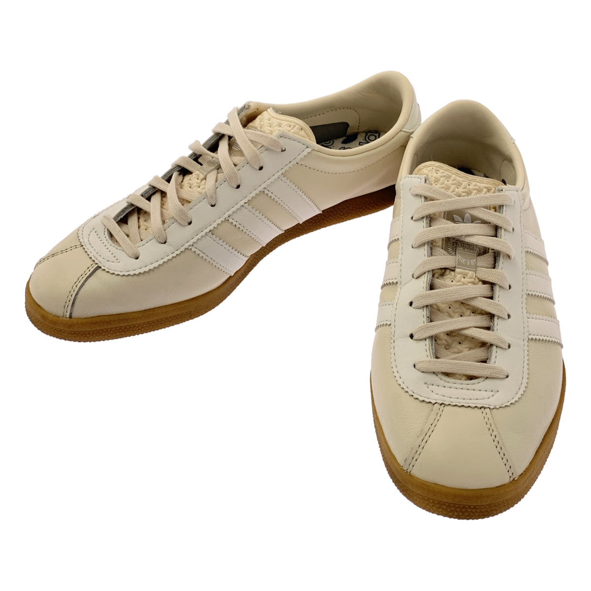 [狀況極佳] 阿迪達斯 | LONDON / IG6207 London 皮革低筒運動鞋 | 尺寸 25.5 | 象牙色/白色 | 男款