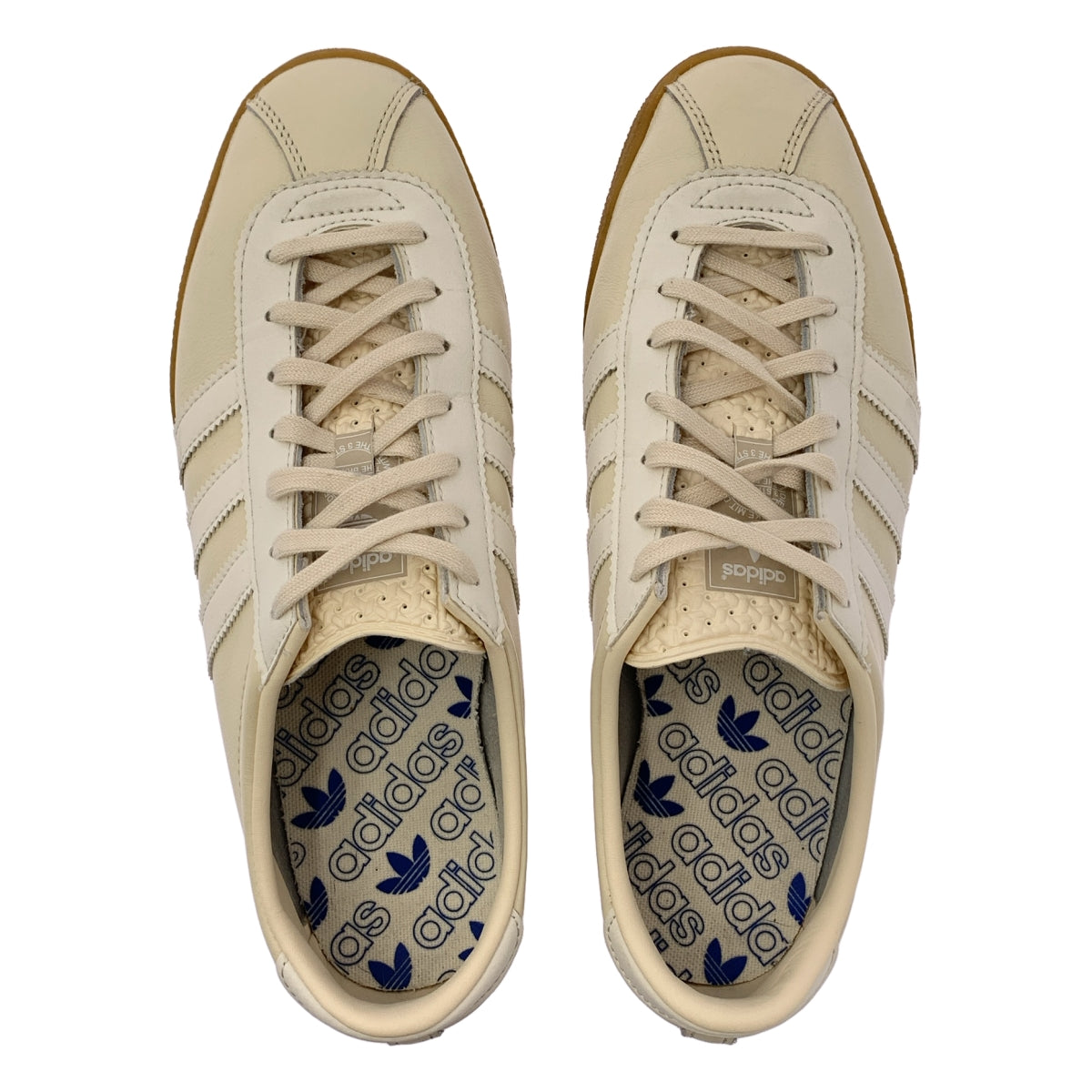 [狀況極佳] 阿迪達斯 | LONDON / IG6207 London 皮革低筒運動鞋 | 尺寸 25.5 | 象牙色/白色 | 男款