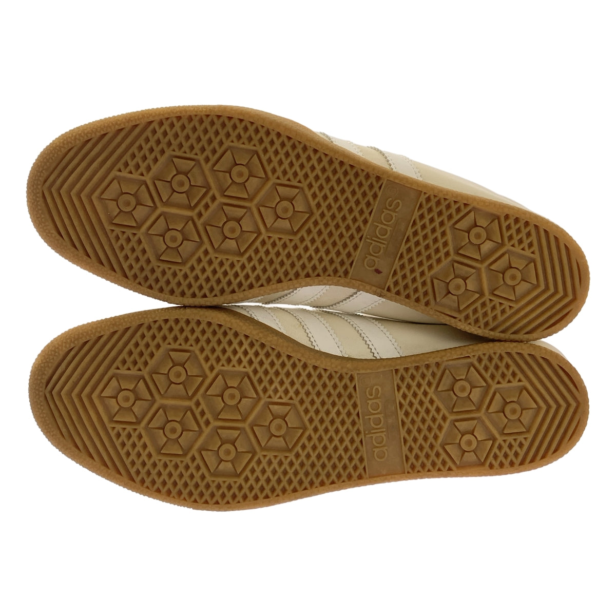 [狀況極佳] 阿迪達斯 | LONDON / IG6207 London 皮革低筒運動鞋 | 尺寸 25.5 | 象牙色/白色 | 男款