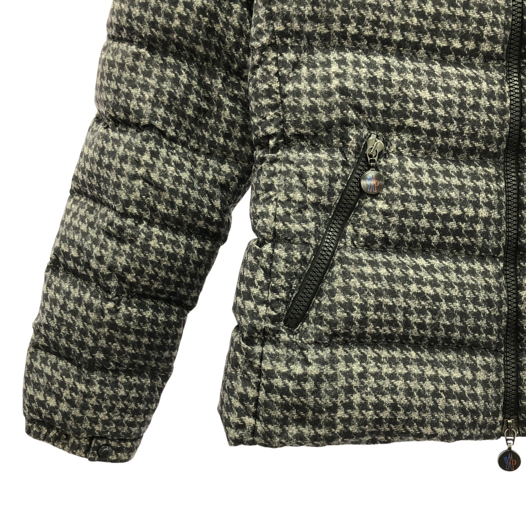 MONCLER / モンクレール | BADY 青山店限定 千鳥格子 ダウンジャケット | 1 | グレー | レディース