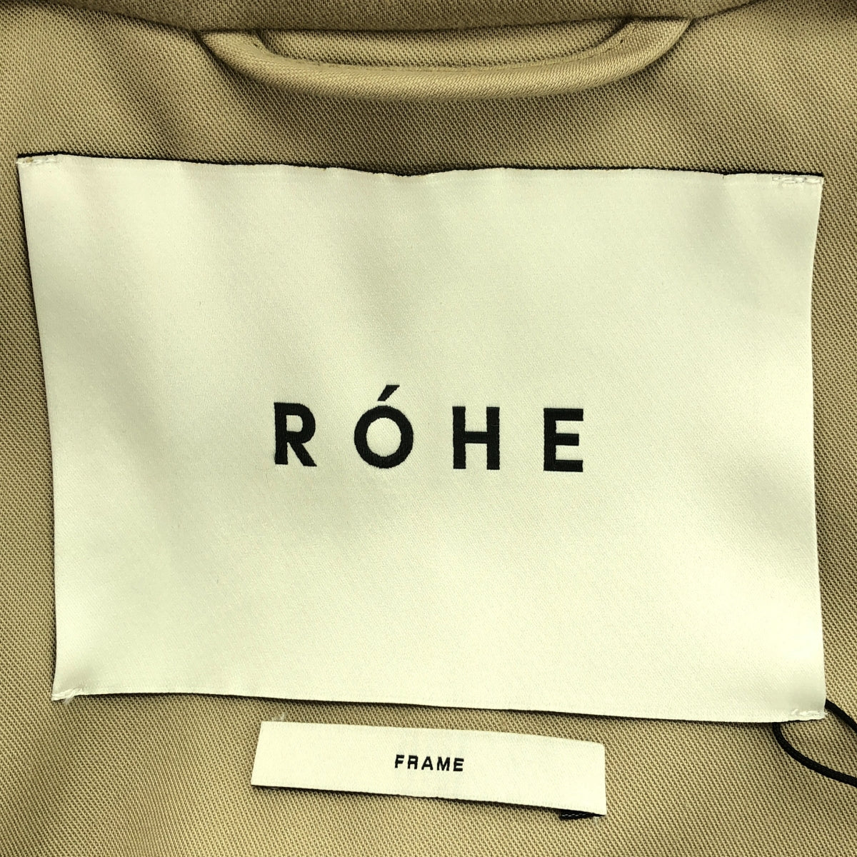 【미품】 Deuxieme Classe / 두지엠 클래스 | 2024SS | 【ROHE / 로헤】 Classic 트렌치 코트 | 36 | 베이지 | 여성