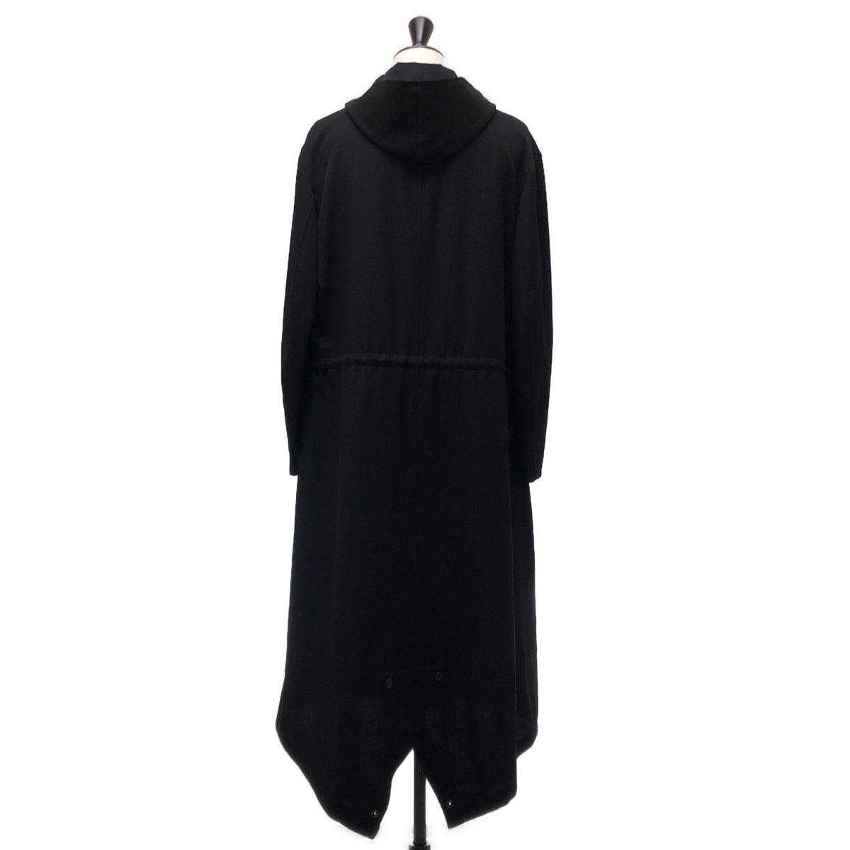 YOHJI YAMAMOTO POUR HOMME / ヨウジヤマモトプールオム | 2023AW | WOOL GABARDINE HOOD PEAK MODS COAT / ウールギャバジン オーバー モッズコート フーディ / 総裏地 | 2 | メンズ
