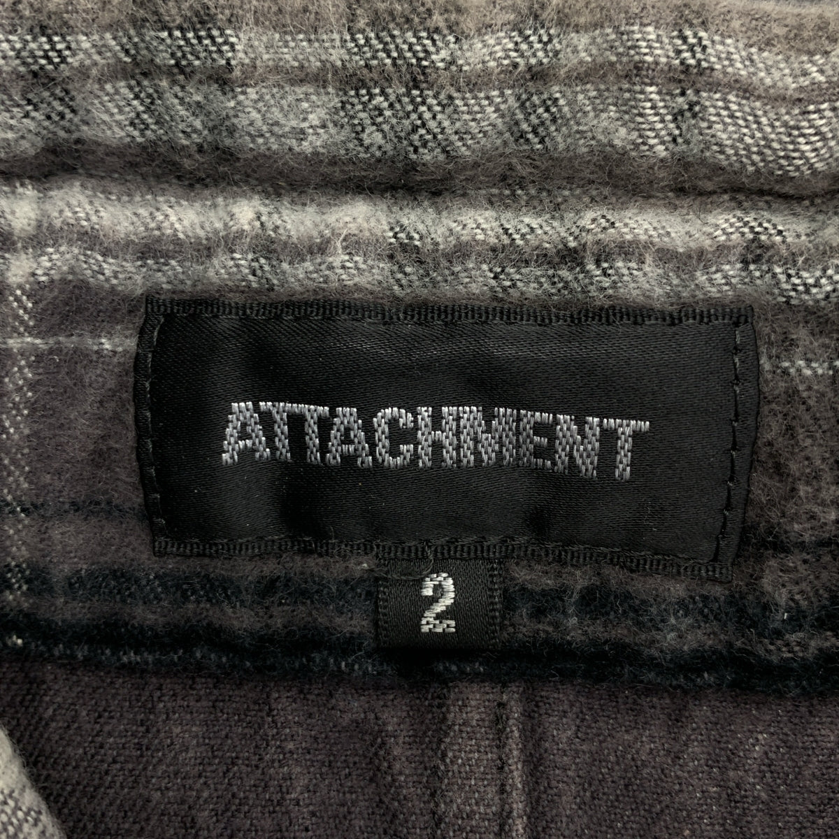 ATTACHMENT / アタッチメント | ステンレス混 フランネル チェックシャツ | 2 | メンズ