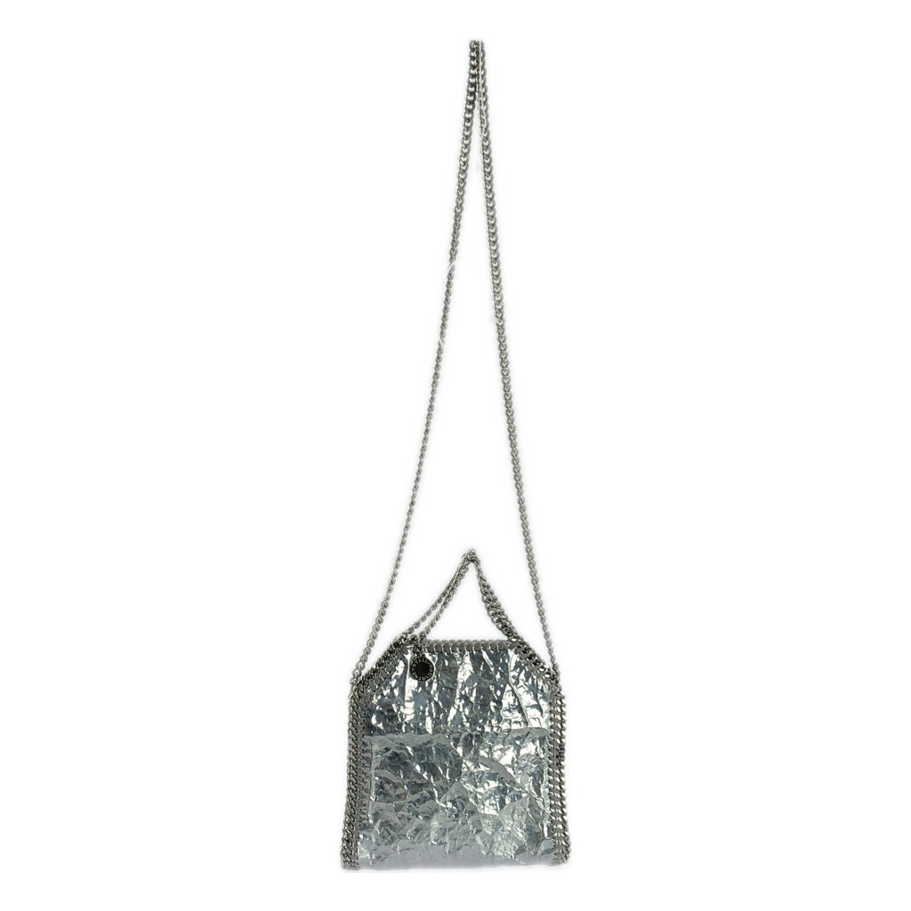STELLA McCARTNEY / ステラマッカートニー | ファラベラ タイニー メタリック チェーン ショルダーバッグ | シルバー | レディース
