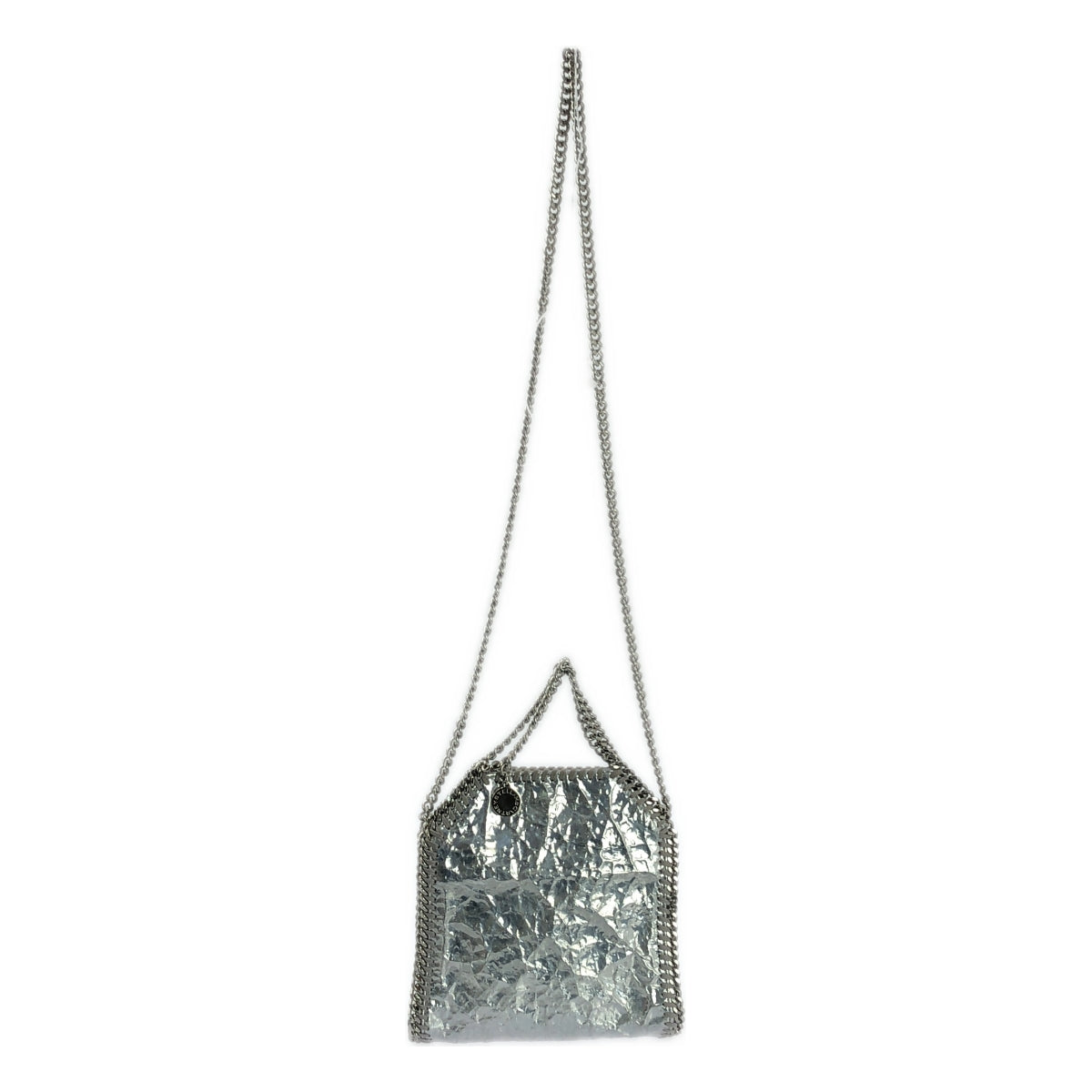 STELLA McCARTNEY / ステラマッカートニー | ファラベラ タイニー メタリック チェーン ショルダーバッグ | シルバー | レディース