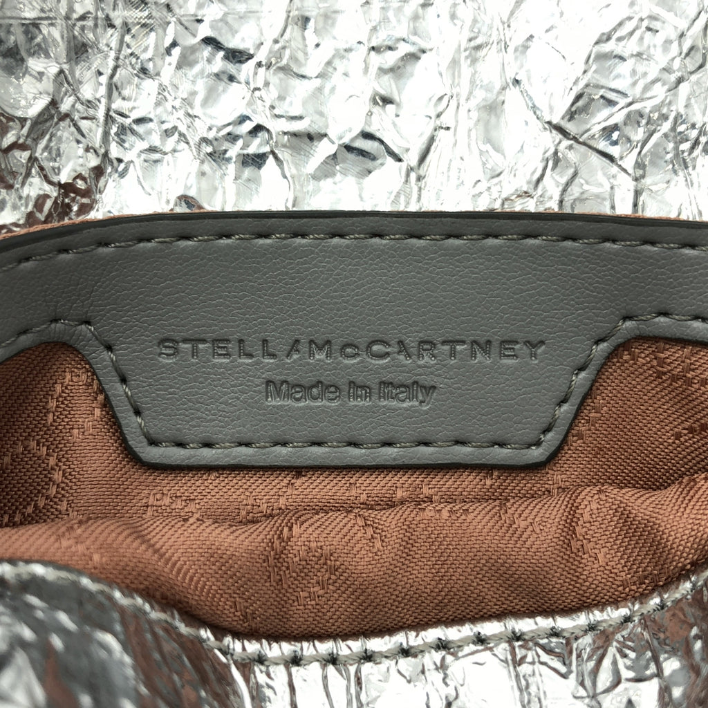 STELLA McCARTNEY / ステラマッカートニー | ファラベラ タイニー メタリック チェーン ショルダーバッグ | シルバー | レディース