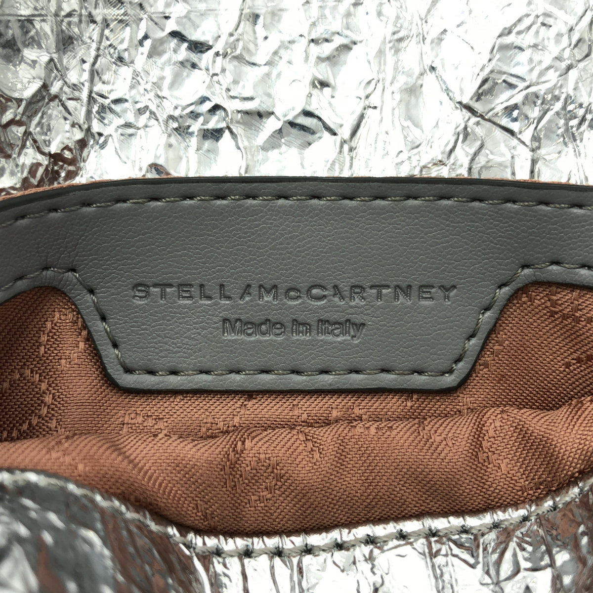 STELLA McCARTNEY / ステラマッカートニー | ファラベラ タイニー メタリック チェーン ショルダーバッグ | シルバー | レディース