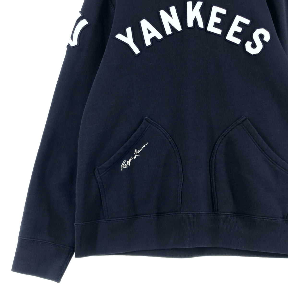 POLO RALPH LAUREN / ポロラルフローレン | Yankees Cooperstown Collection ロゴ フーデッド トレーナー | XL | メンズ