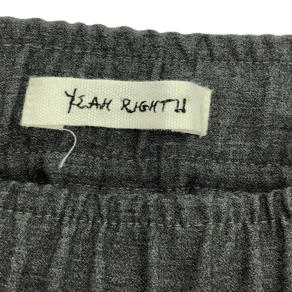 YEAH RIGHT!! / イエーライト | 再構築 パッチワーク ワイド イージーパンツ | 1 | グレー / マルチカラー | メンズ