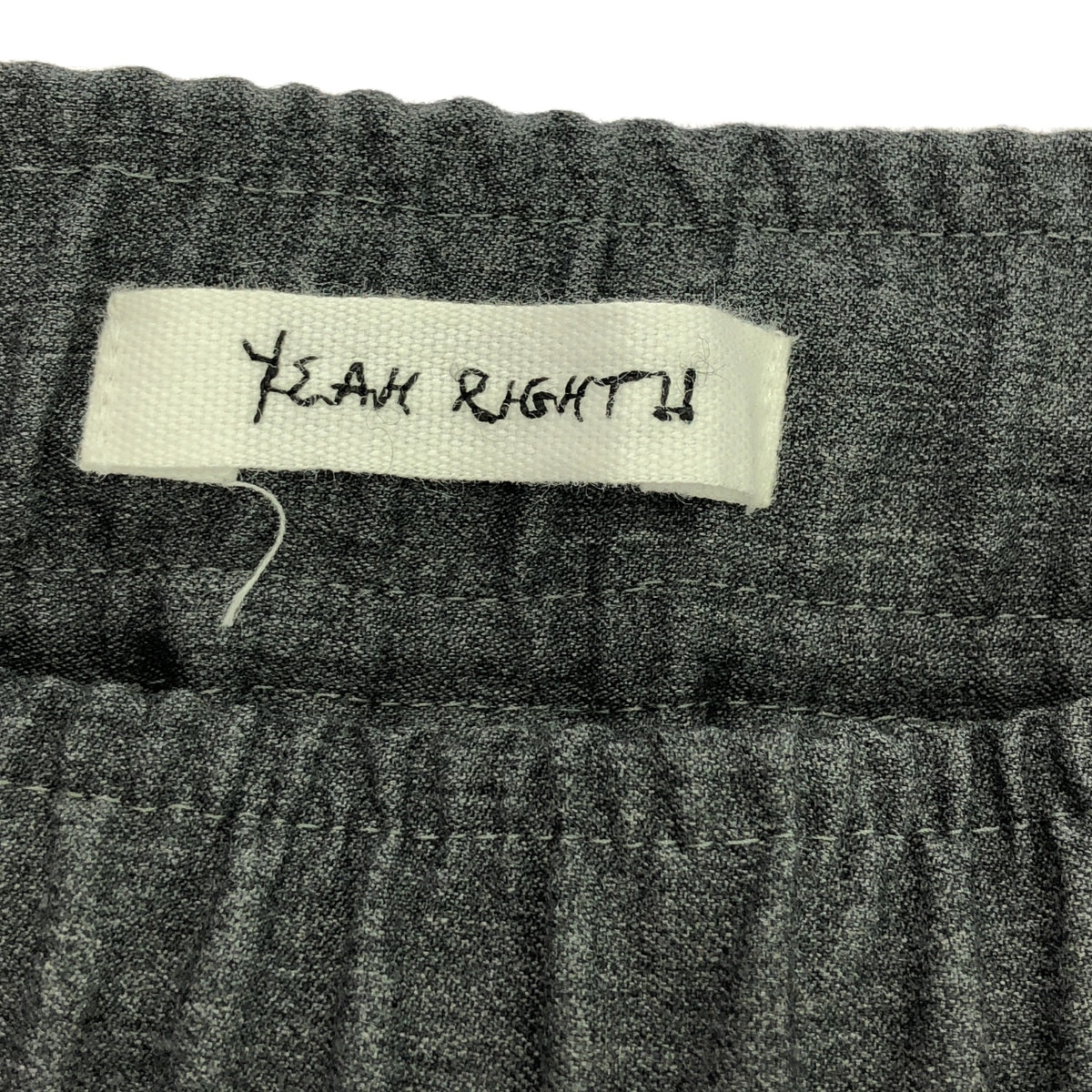 YEAH RIGHT!! / イエーライト | 再構築 パッチワーク ワイド イージーパンツ | 1 | グレー / マルチカラー | メンズ