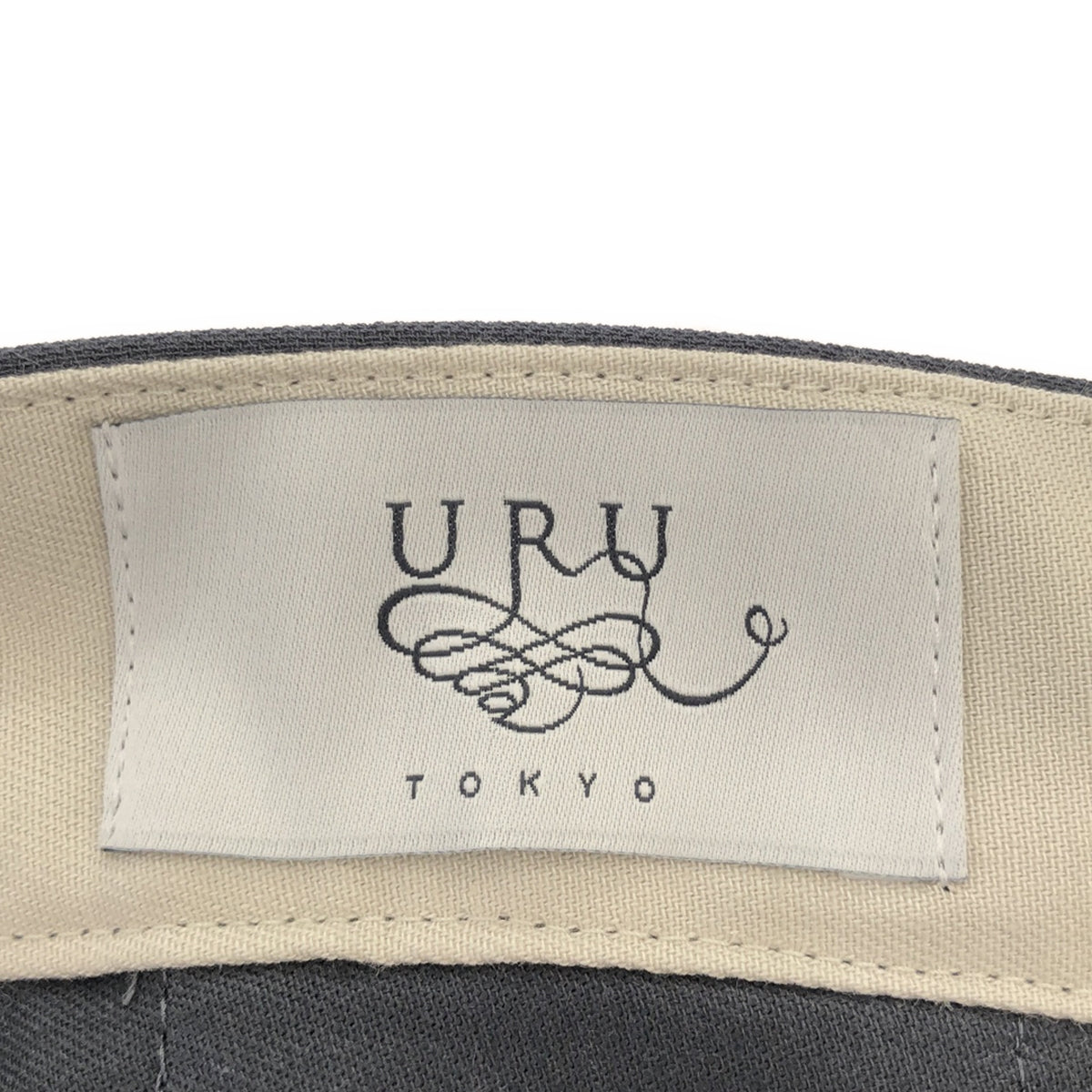 URU | 2023AW | HARD TWIST COTTON INVERTED PLEATS PANTS | 2 | Men's