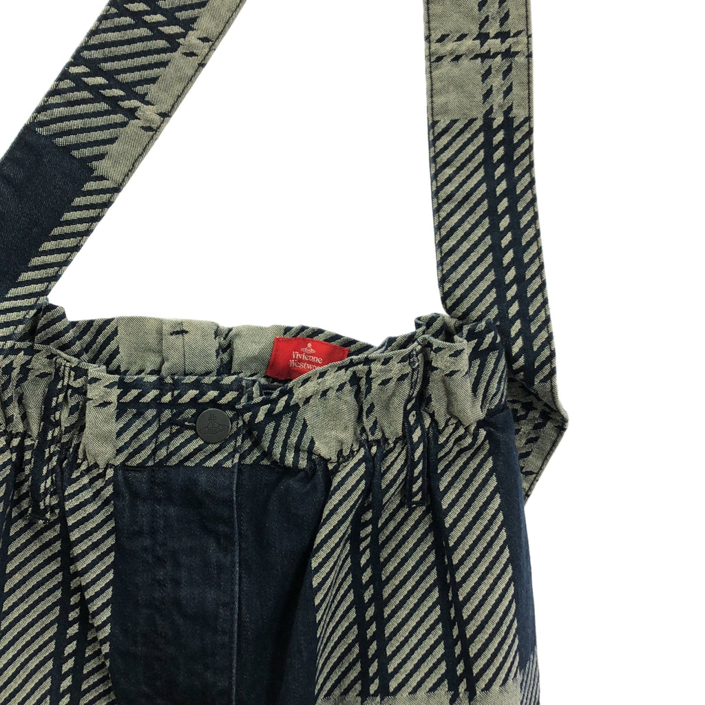 薇薇安威斯特伍德 | 提花腰帶開衩牛仔半身裙 | 00碼 | 女款