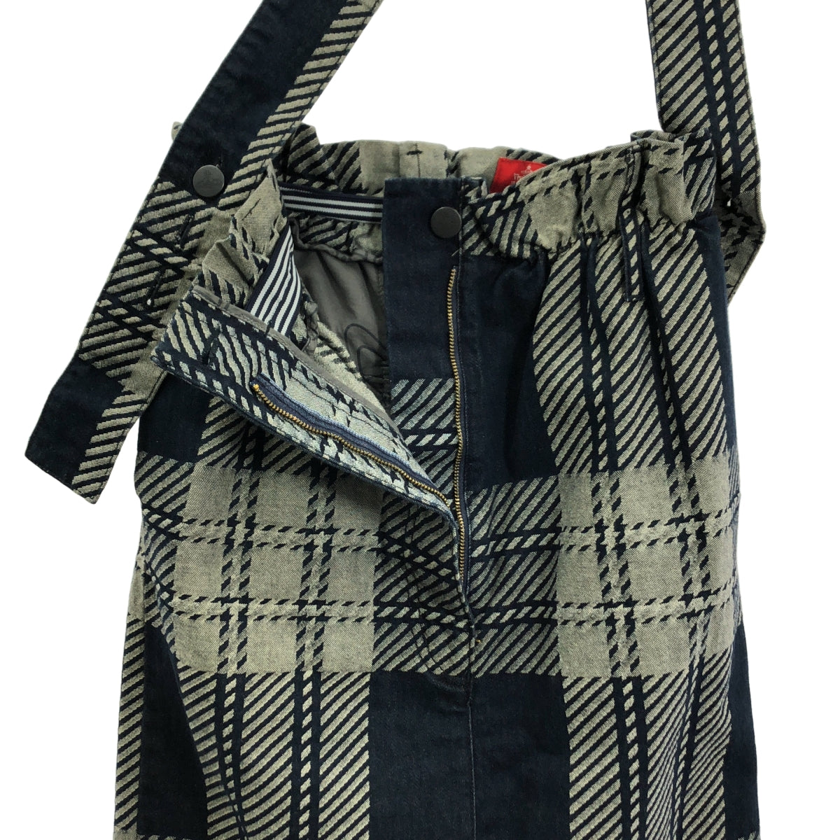 薇薇安威斯特伍德 | 提花腰帶開衩牛仔半身裙 | 00碼 | 女款