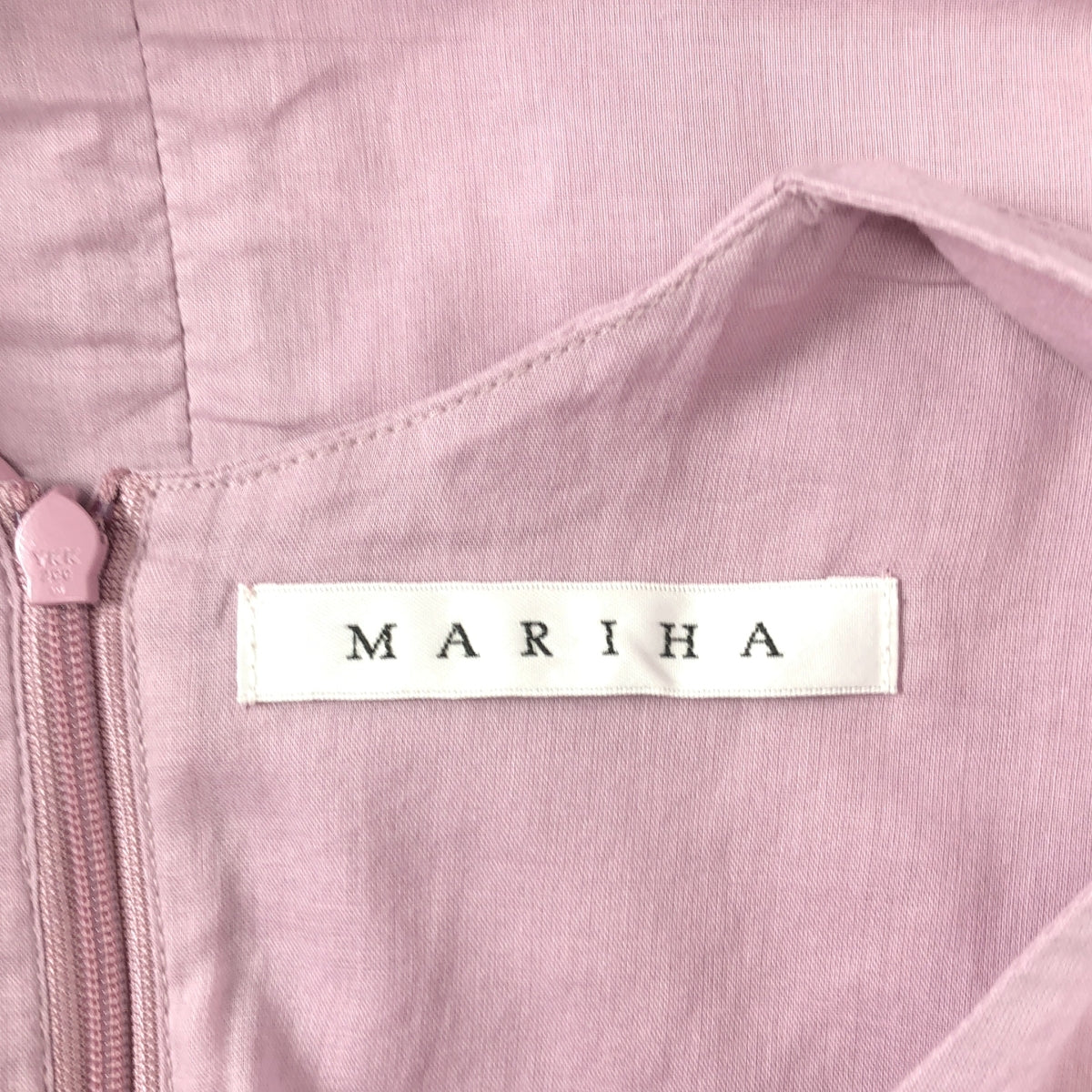 MARIHA | 貴族專屬夏日月光連身裙，棉質V領連身裙 | 36碼 | 紫色 | 女款