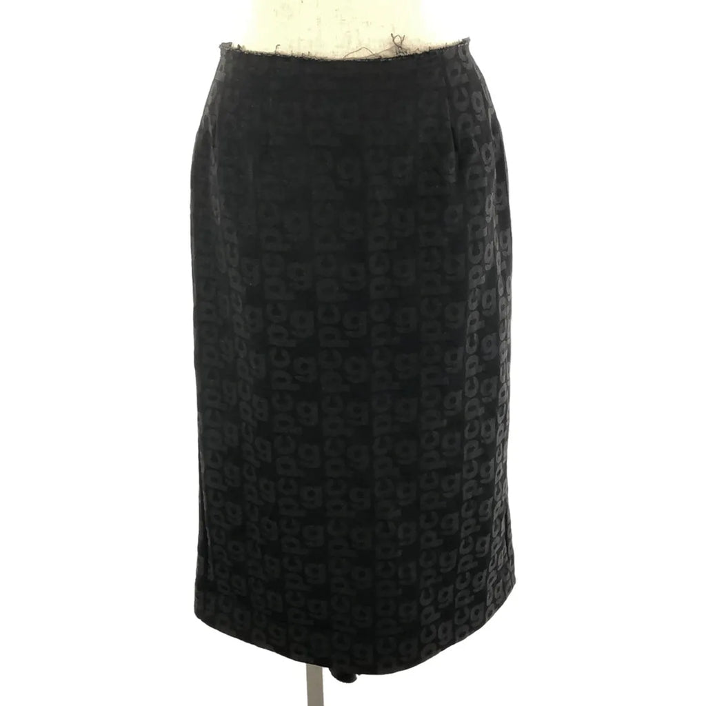 [品相良好] COMME des GARCONS | 2020春夏 |奧蘭多 cdg 標誌長裙 | XS |黑色 |女性的