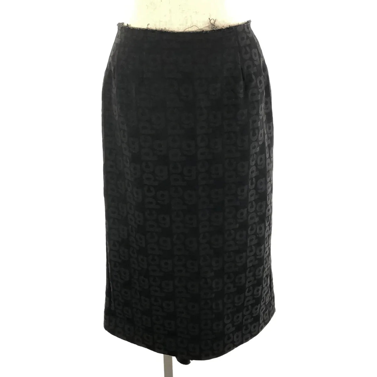 [品相良好] COMME des GARCONS | 2020春夏 |奧蘭多 cdg 標誌長裙 | XS |黑色 |女性的