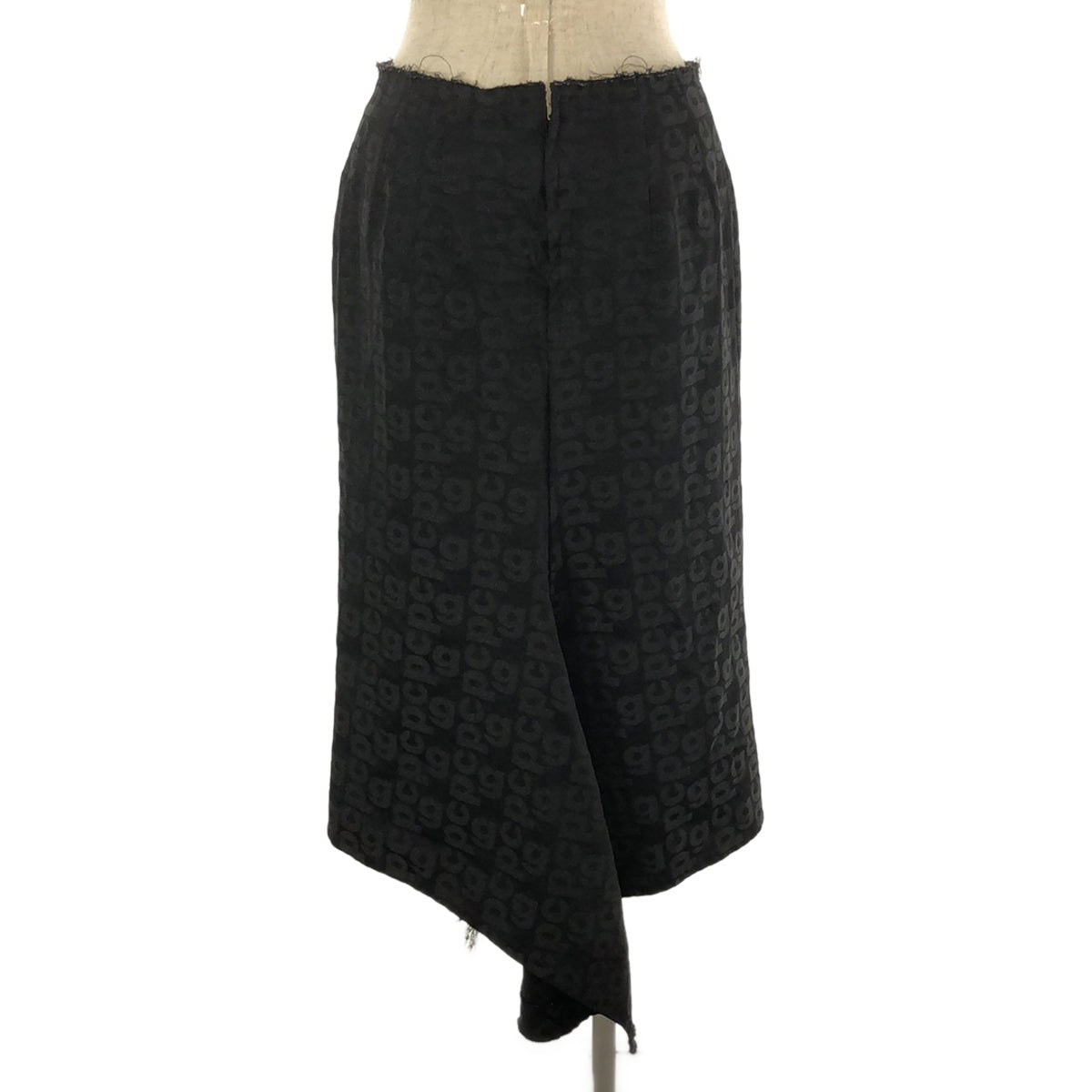 [品相良好] COMME des GARCONS | 2020春夏 |奧蘭多 cdg 標誌長裙 | XS |黑色 |女性的