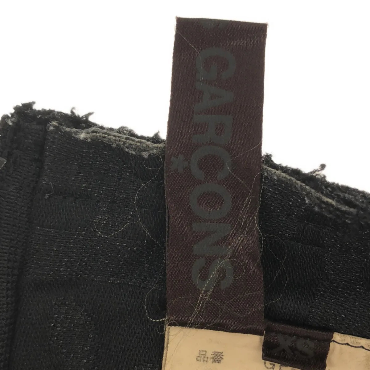 [品相良好] COMME des GARCONS | 2020春夏 |奧蘭多 cdg 標誌長裙 | XS |黑色 |女性的