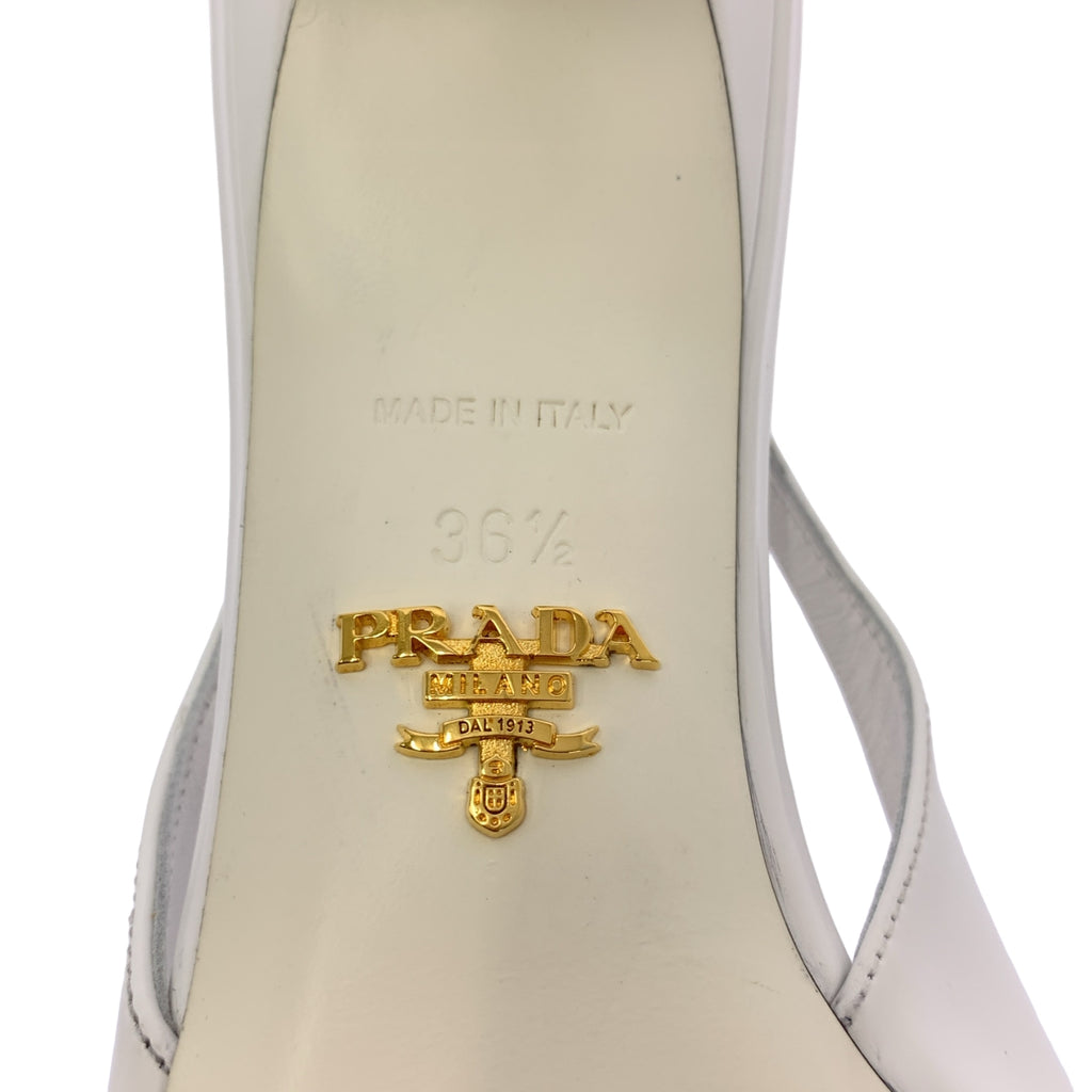 PRADA / プラダ | Modellerie リボン スリングバック パンプス | 36 1/2 | レディース