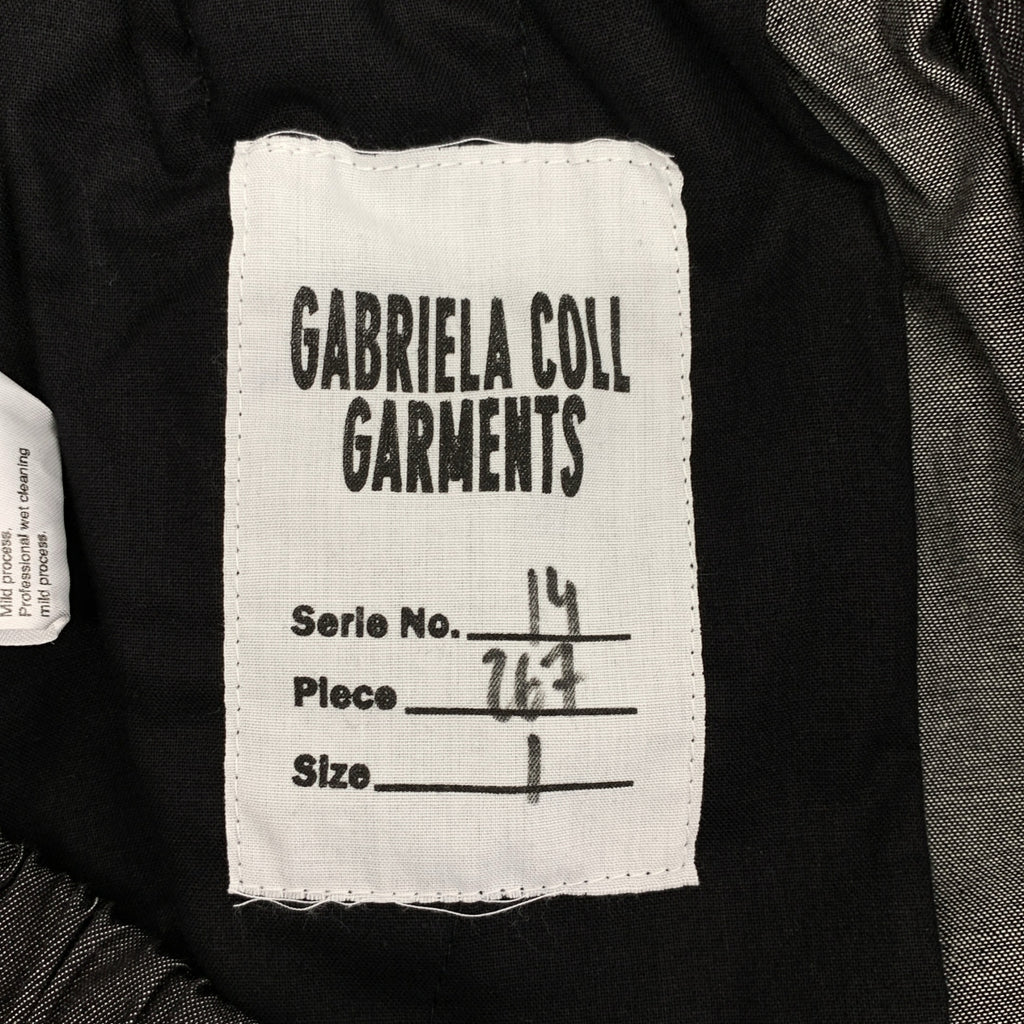 GABRIELA COLL GARMENTS / ガブリエラコールガーメンツ | ウルトラ ファイン デニム イージーパンツ | 1 |
