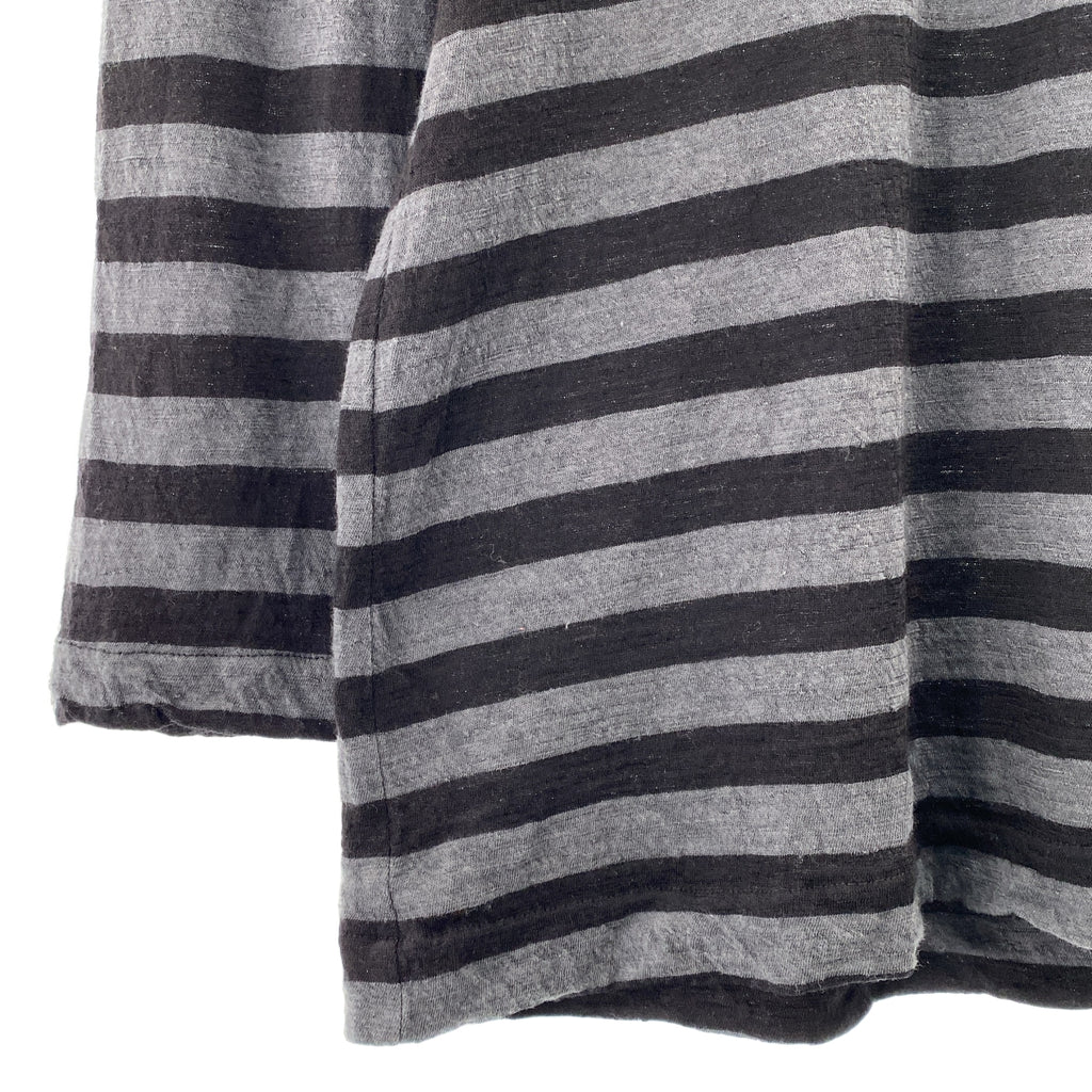 COMME des GARÇONS | 經編布料2003秋冬 |羊毛條紋船長針織衫 |