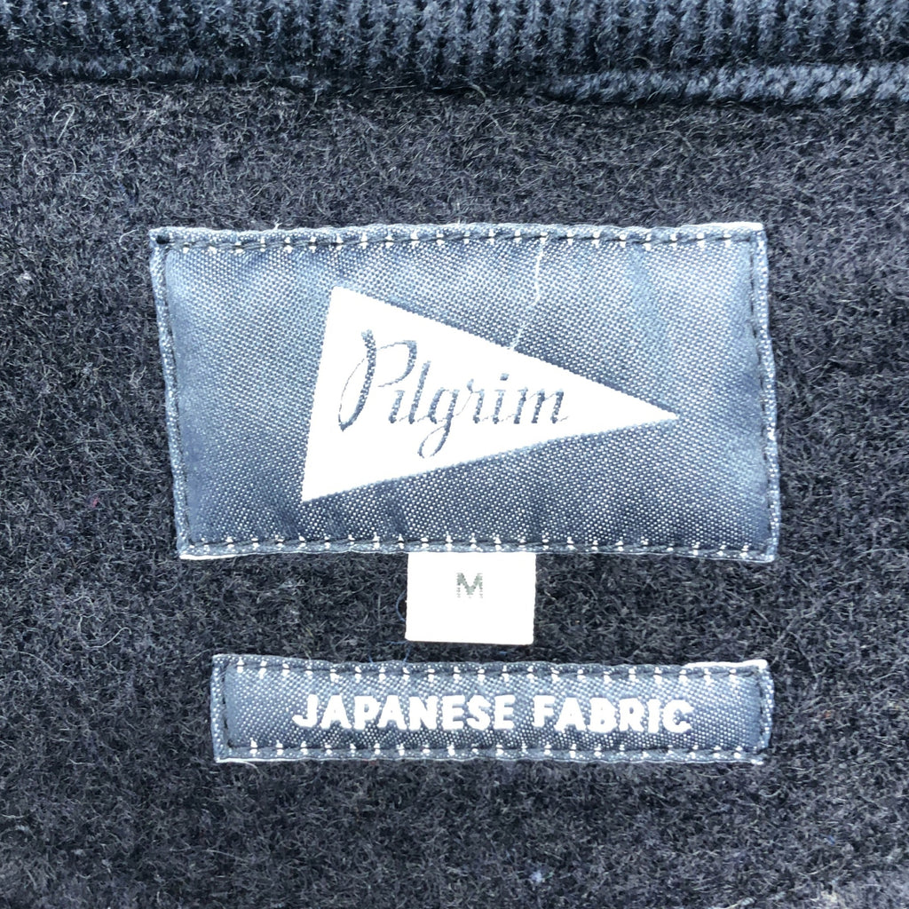 Pilgrim Surf＋Supply / ピルグリムサーフ+サプライ | Bomber Jacket 圧縮ウール ボンバージャケット | M | ネイビー | メンズ