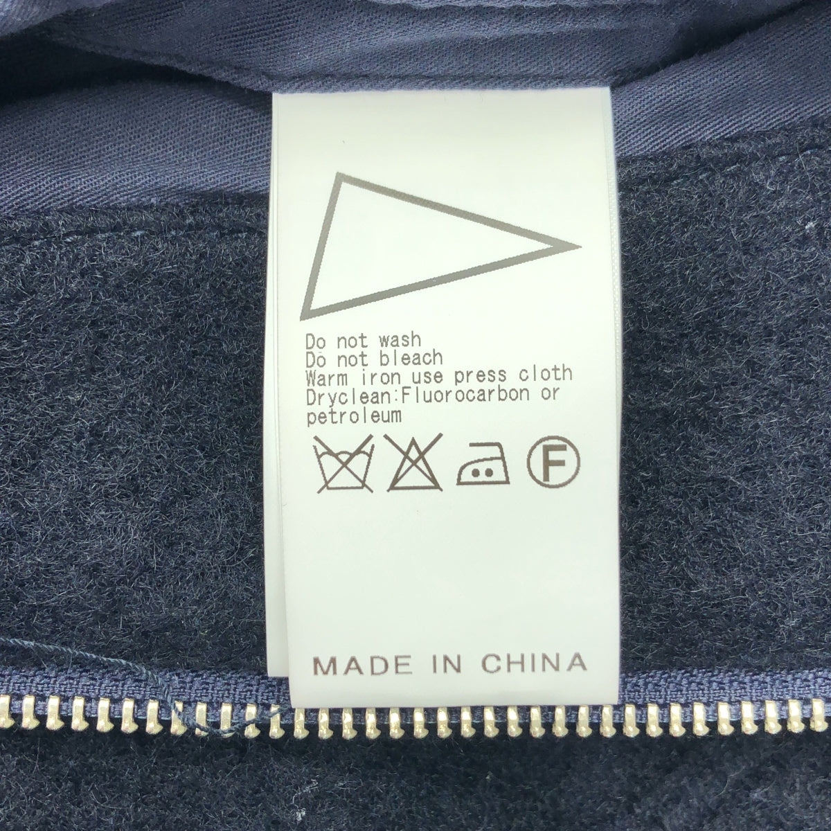 Pilgrim Surf+Supply / 알약 그림 서프+서플라이 | Bomber Jacket 압축 울 봄버 재킷 | M | 네이비 |