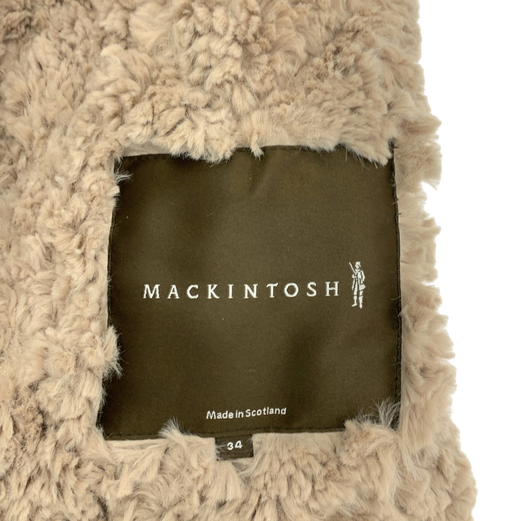 MACKINTOSH / 매킨토시 | 퀼팅 보아 후드 롱 코트 | 34 |