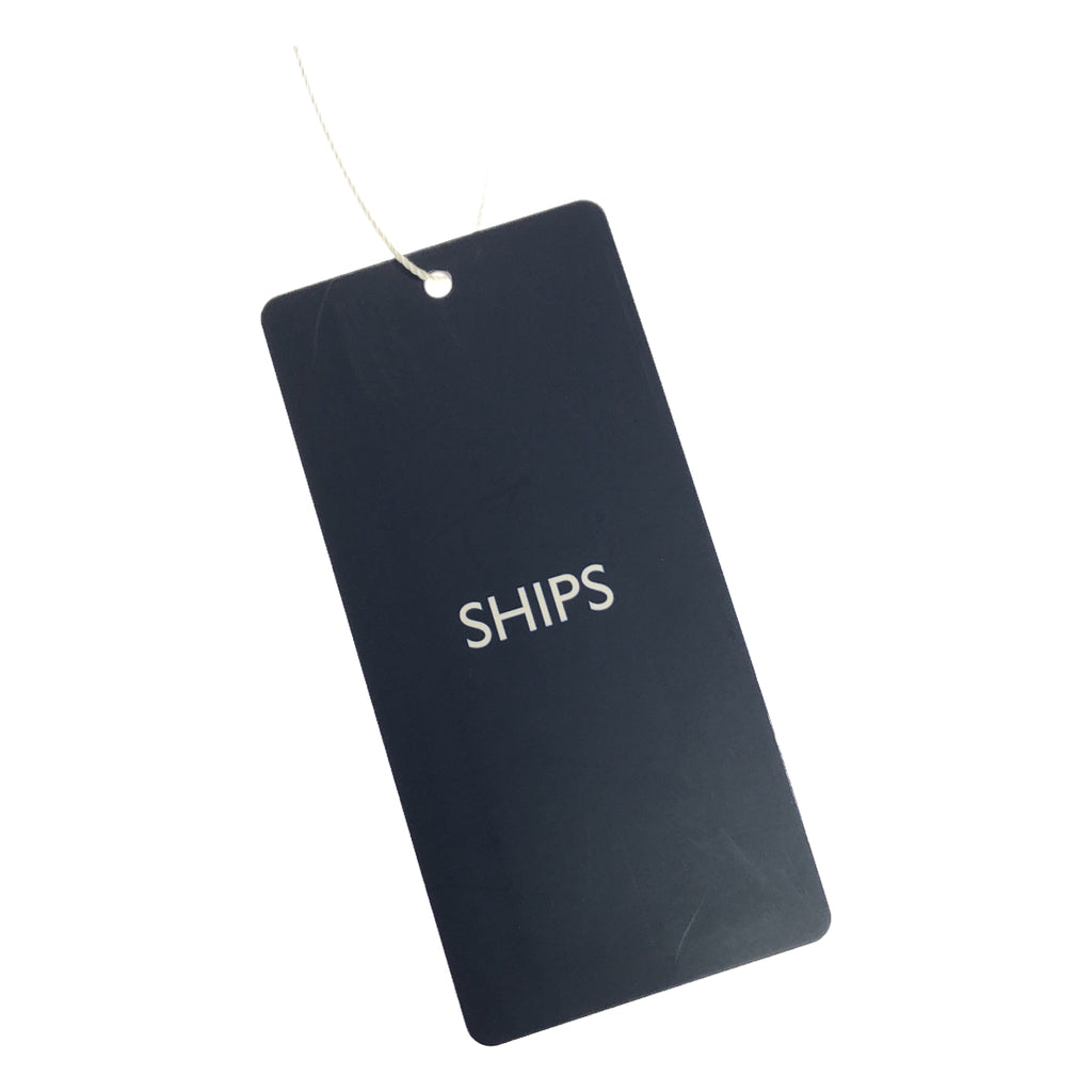 【신품】 SHIPS / 쉽스 | 코튼 스트라이프 팬츠 | S | 네이비 | 여성