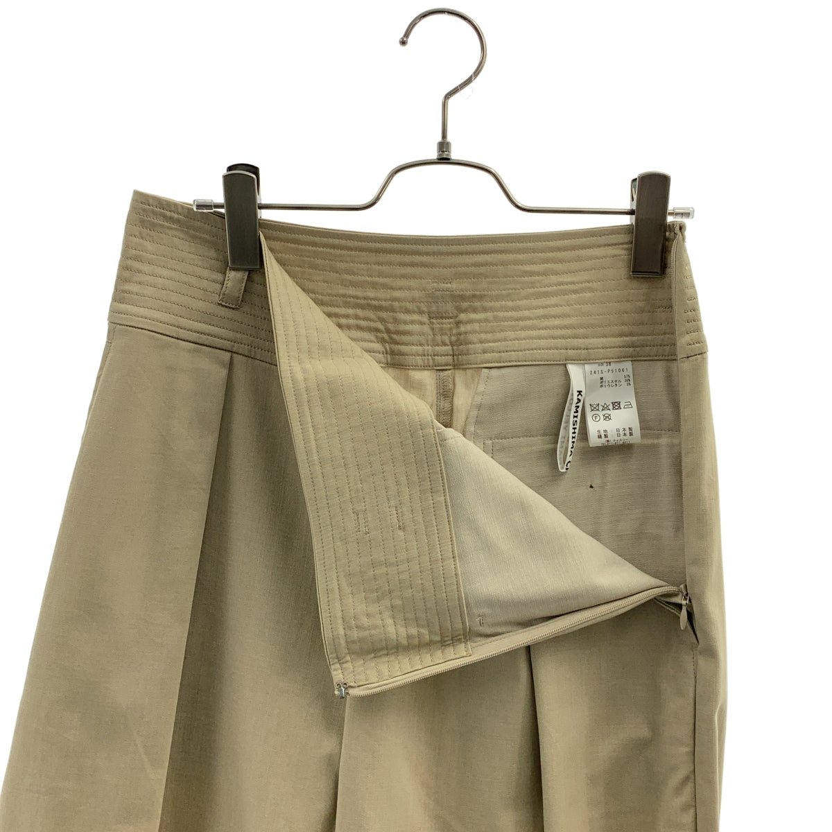 KAMISHIMA CHINAMI / カミシマチナミ | ワイドスラックス パンツ | 38 | レディース