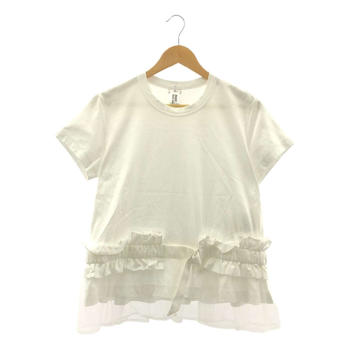 noir kei ninomiya / 느와르 케이니노미야 | 2022SS | 튤 도킹 컷소우 | S |