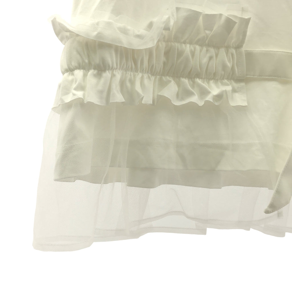 noir kei ninomiya / 느와르 케이니노미야 | 2022SS | 튤 도킹 컷소우 | S |