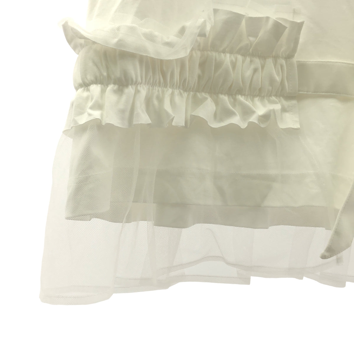 noir kei ninomiya / 느와르 케이니노미야 | 2022SS | 튤 도킹 컷소우 | S |