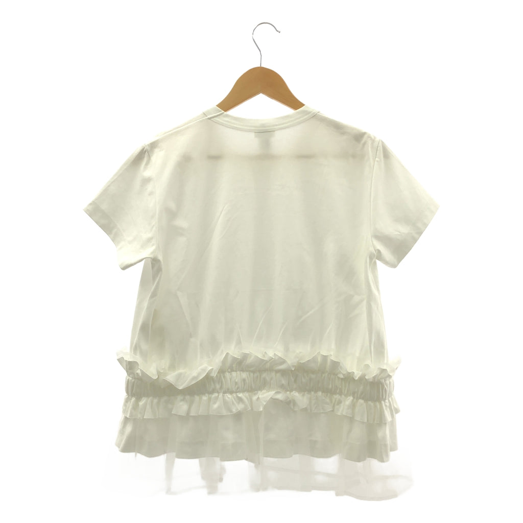 noir kei ninomiya / 느와르 케이니노미야 | 2022SS | 튤 도킹 컷소우 | S |