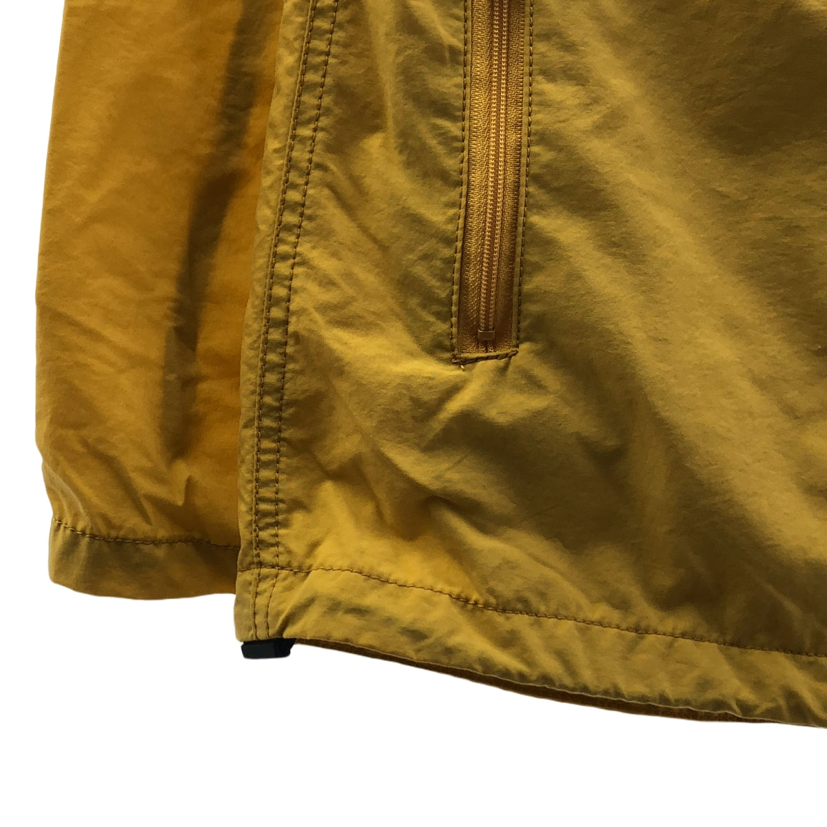 WILD THINGS / ワイルドシングス | HOODED JACKET / 撥水ナイロンジャケット フーディ | S | マスタード系 | メンズ