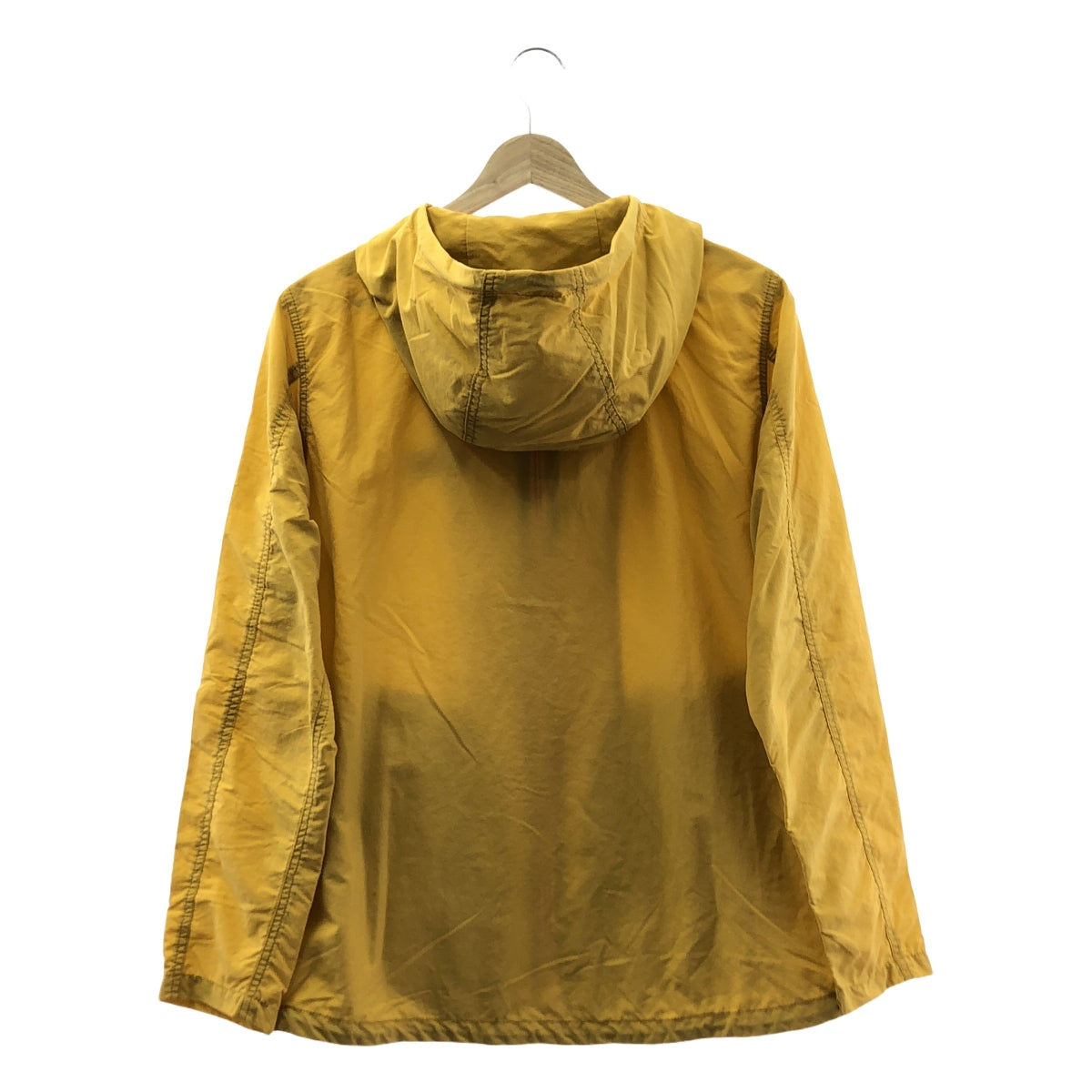 WILD THINGS / ワイルドシングス | HOODED JACKET / 撥水ナイロンジャケット フーディ | S | マスタード系 | メンズ