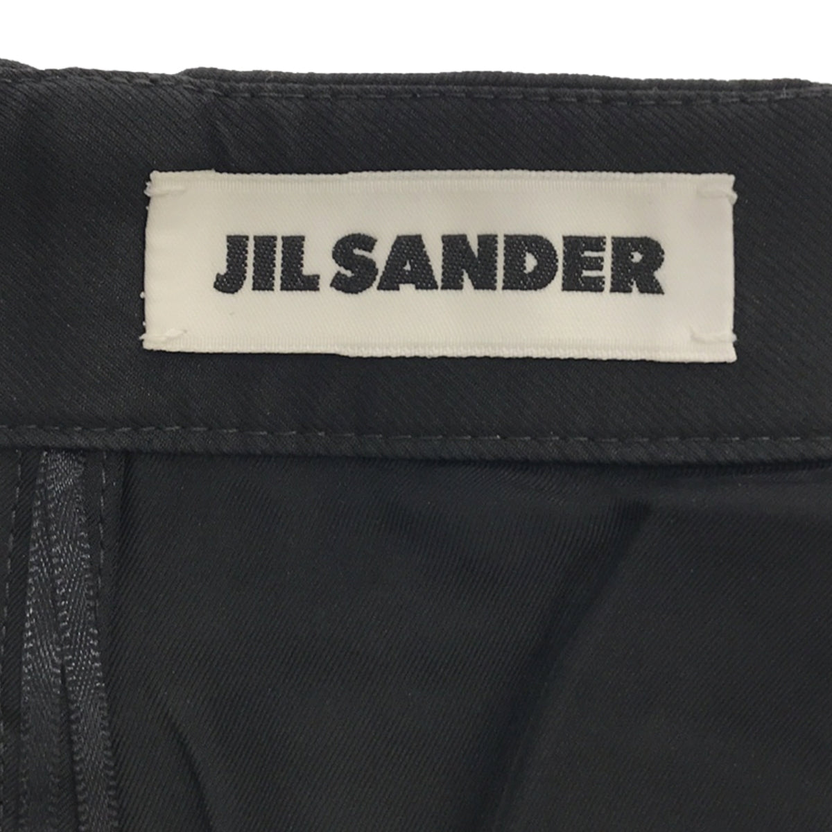 JIL SANDER / ジルサンダー | 2023SS | ワイド サイドスリットパンツ | 34 | ブラック | レディース