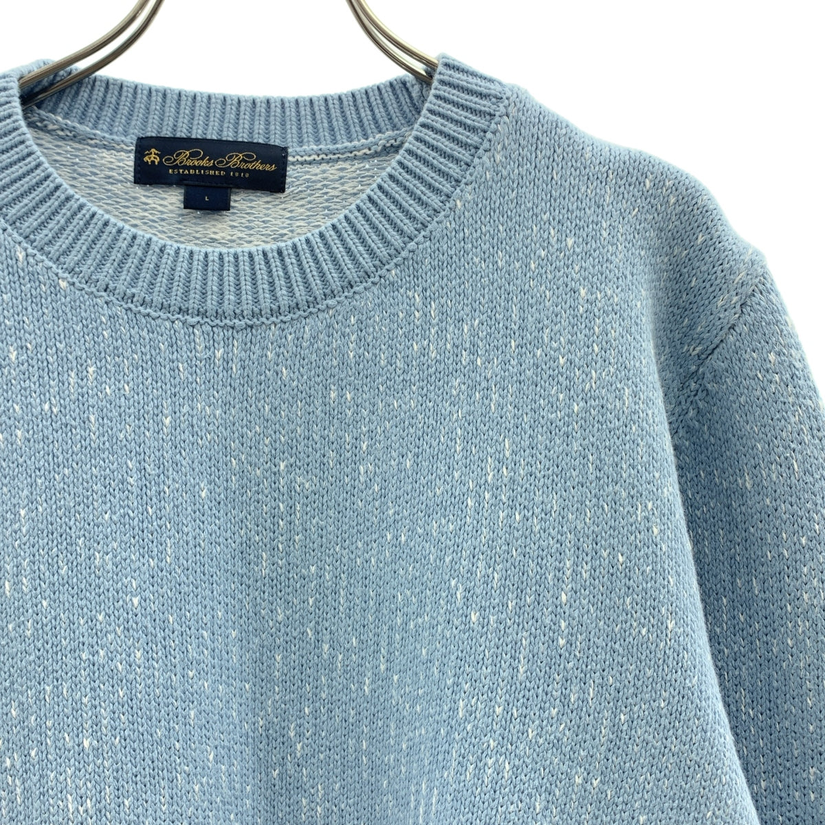 布魯克斯兄弟 | 棉麻圓領毛衣 | L碼 | 男士