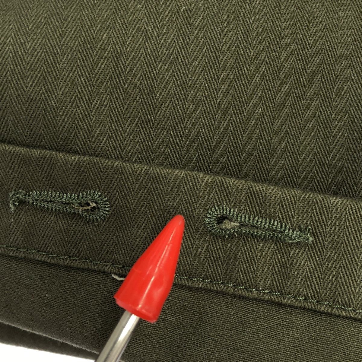 Engineered Garments / 엔지니어드 가멘츠 | FATIGUE PANT COTTON HERRINGBONE 파티그 팬츠 코튼 헤링본 | S |